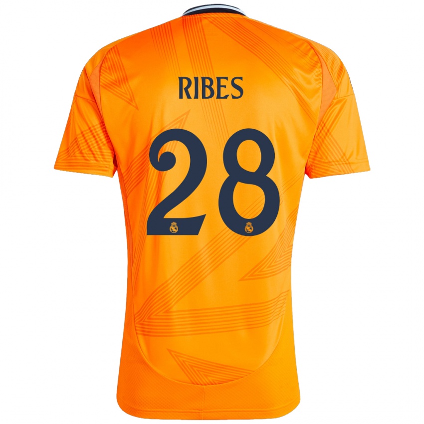 Kinder Kike Ribes #28 Orange Auswärtstrikot Trikot 2024/25 T-Shirt Österreich