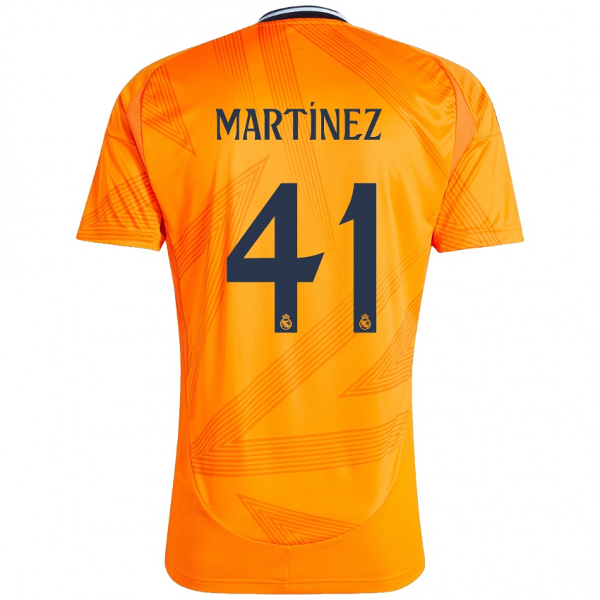 Kinder Joan Martínez #41 Orange Auswärtstrikot Trikot 2024/25 T-Shirt Österreich