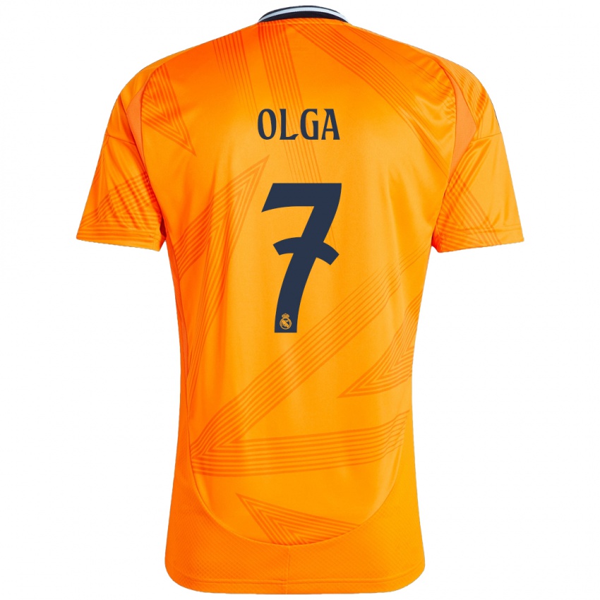 Kinder Olga Carmona #7 Orange Auswärtstrikot Trikot 2024/25 T-Shirt Österreich