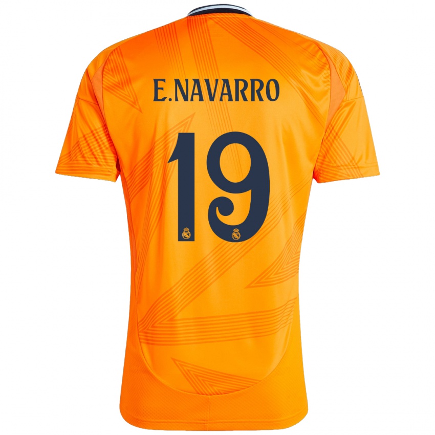 Kinder Eva Navarro #19 Orange Auswärtstrikot Trikot 2024/25 T-Shirt Österreich