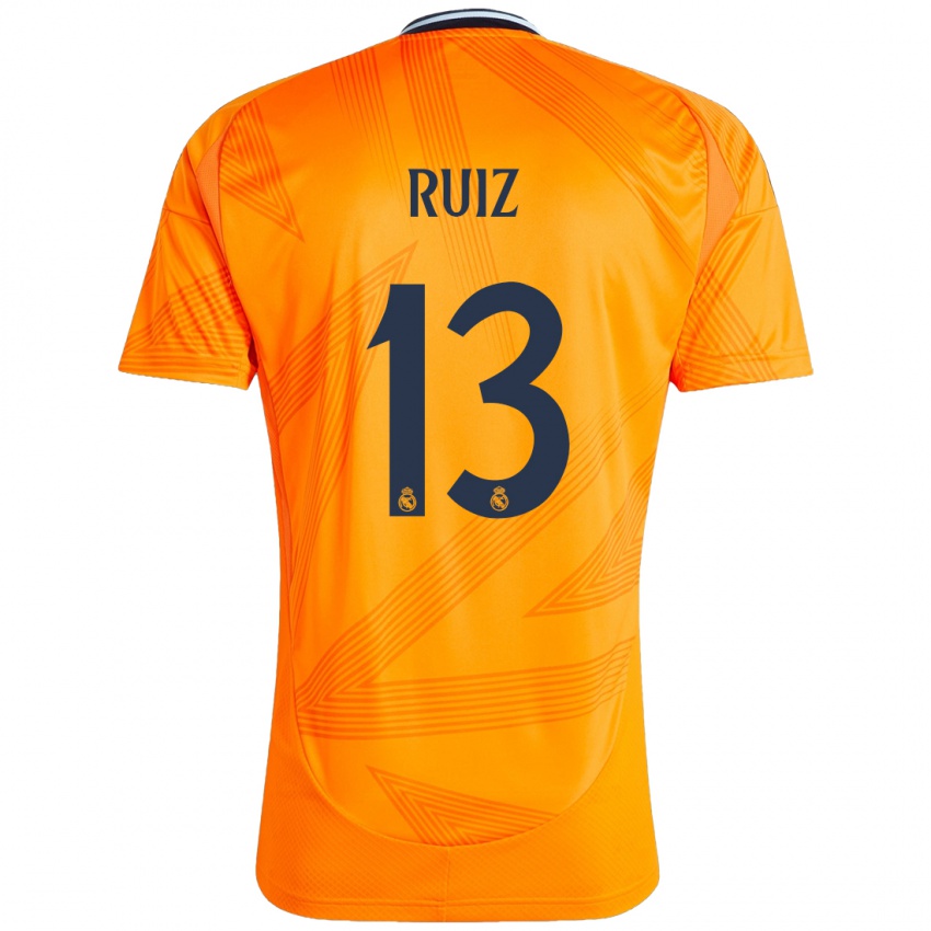 Kinder Guillermo Ruiz #13 Orange Auswärtstrikot Trikot 2024/25 T-Shirt Österreich