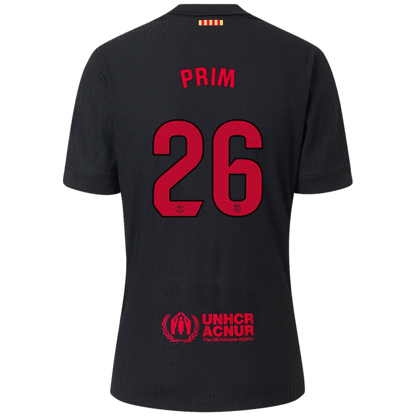 Kinder Pau Prim #26 Schwarz Rot Auswärtstrikot Trikot 2024/25 T-Shirt Österreich