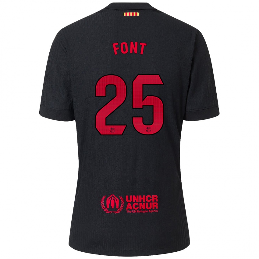 Kinder Gemma Font #25 Schwarz Rot Auswärtstrikot Trikot 2024/25 T-Shirt Österreich