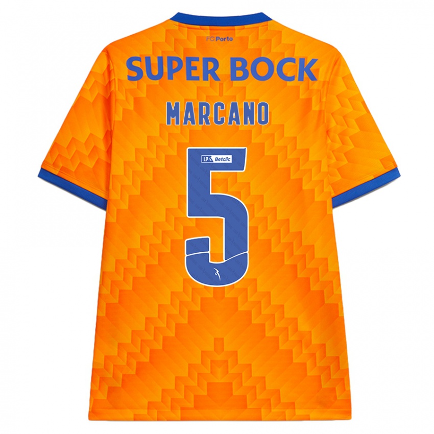 Kinder Ivan Marcano #5 Orange Auswärtstrikot Trikot 2024/25 T-Shirt Österreich