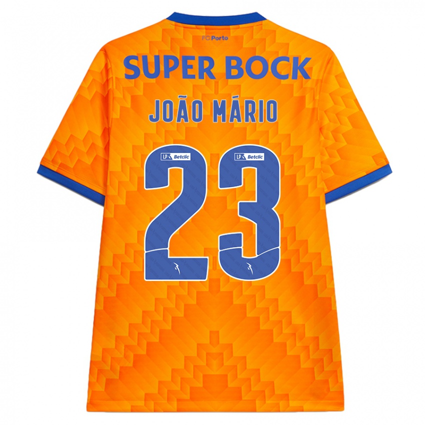 Kinder Joao Mario #23 Orange Auswärtstrikot Trikot 2024/25 T-Shirt Österreich