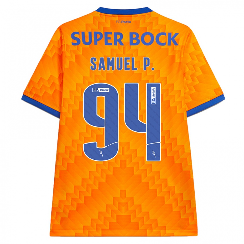 Kinder Samuel #94 Orange Auswärtstrikot Trikot 2024/25 T-Shirt Österreich