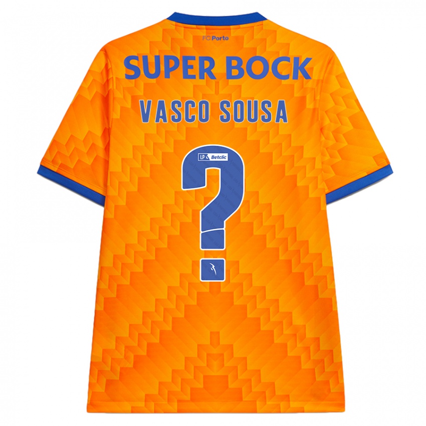 Kinder Vasco Sousa #0 Orange Auswärtstrikot Trikot 2024/25 T-Shirt Österreich