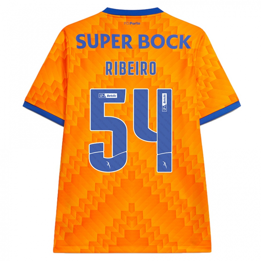 Kinder António Ribeiro #54 Orange Auswärtstrikot Trikot 2024/25 T-Shirt Österreich