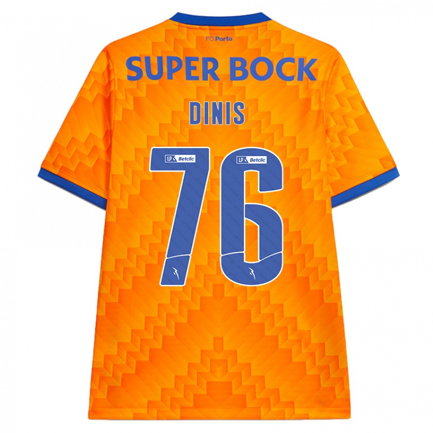 Kinder Dinis #76 Orange Auswärtstrikot Trikot 2024/25 T-Shirt Österreich