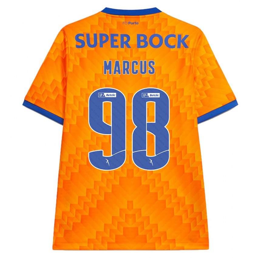 Kinder Abraham Marcus #98 Orange Auswärtstrikot Trikot 2024/25 T-Shirt Österreich