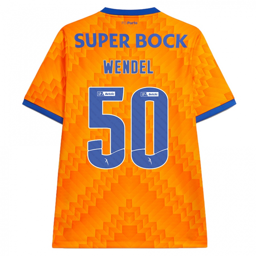 Kinder Wendel #50 Orange Auswärtstrikot Trikot 2024/25 T-Shirt Österreich