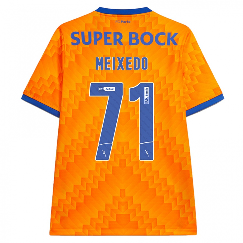 Kinder Francisco Meixedo #71 Orange Auswärtstrikot Trikot 2024/25 T-Shirt Österreich