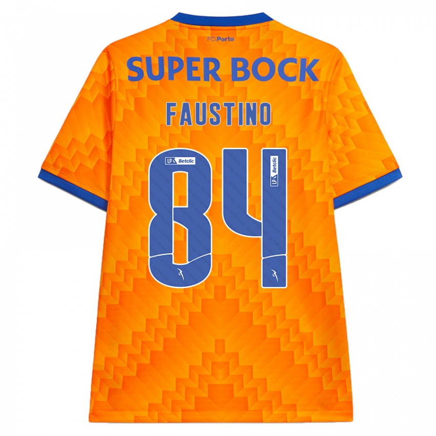 Kinder Levi Faustino #84 Orange Auswärtstrikot Trikot 2024/25 T-Shirt Österreich