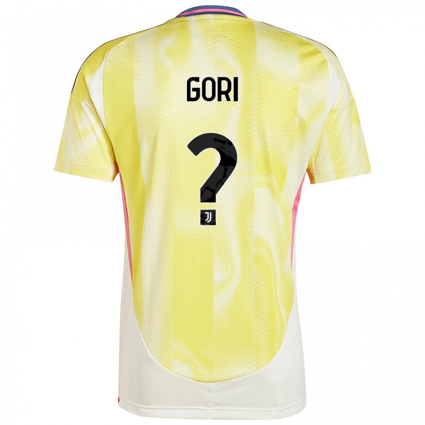 Kinder Stefano Gori #0 Solargelb Auswärtstrikot Trikot 2024/25 T-Shirt Österreich