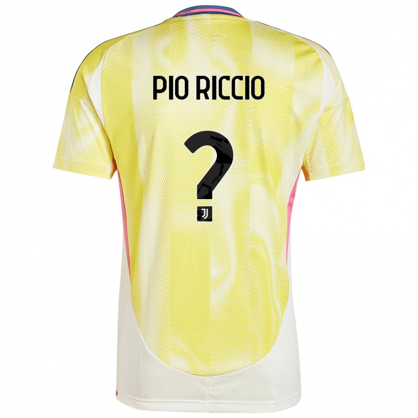 Kinder Alessandro Pio Riccio #0 Solargelb Auswärtstrikot Trikot 2024/25 T-Shirt Österreich