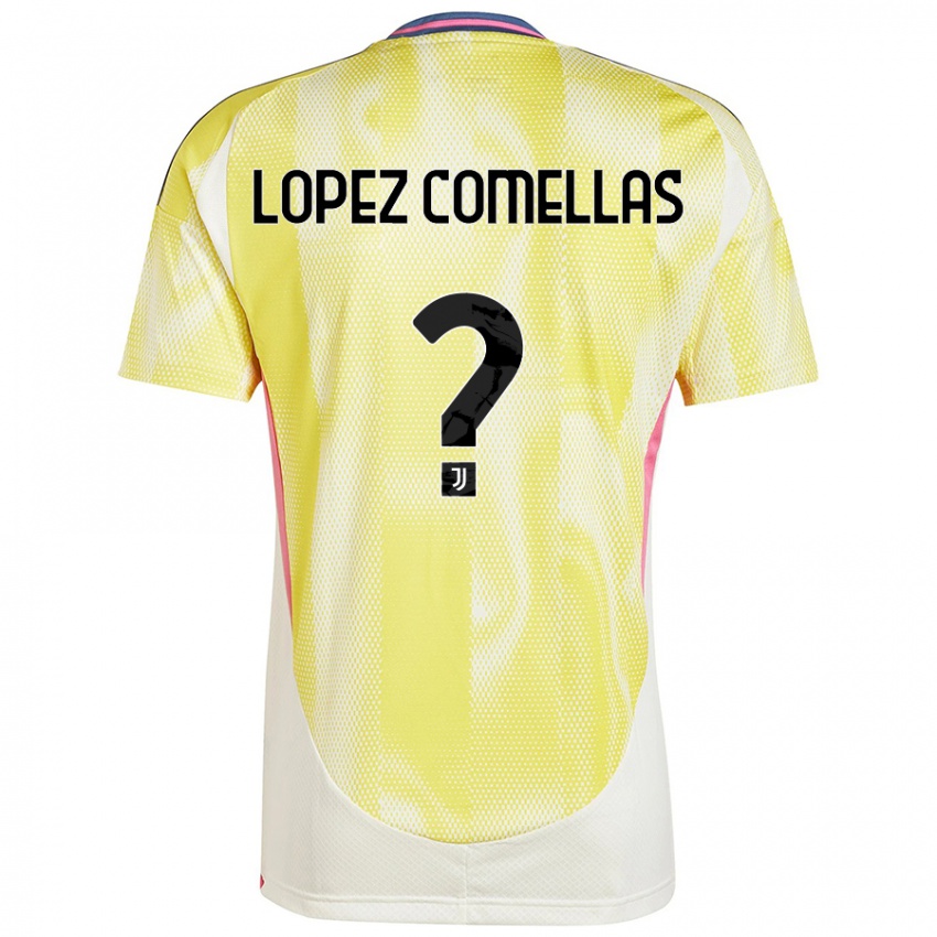 Kinder Ivan Lopez Comellas #0 Solargelb Auswärtstrikot Trikot 2024/25 T-Shirt Österreich