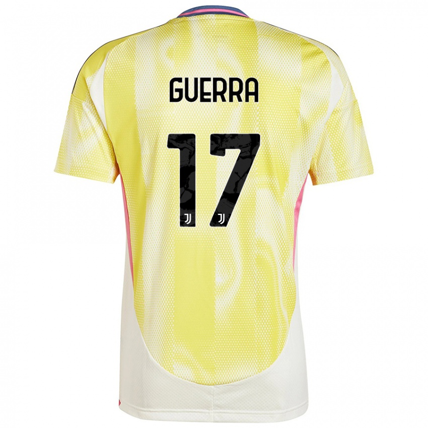 Kinder Simone Guerra #17 Solargelb Auswärtstrikot Trikot 2024/25 T-Shirt Österreich