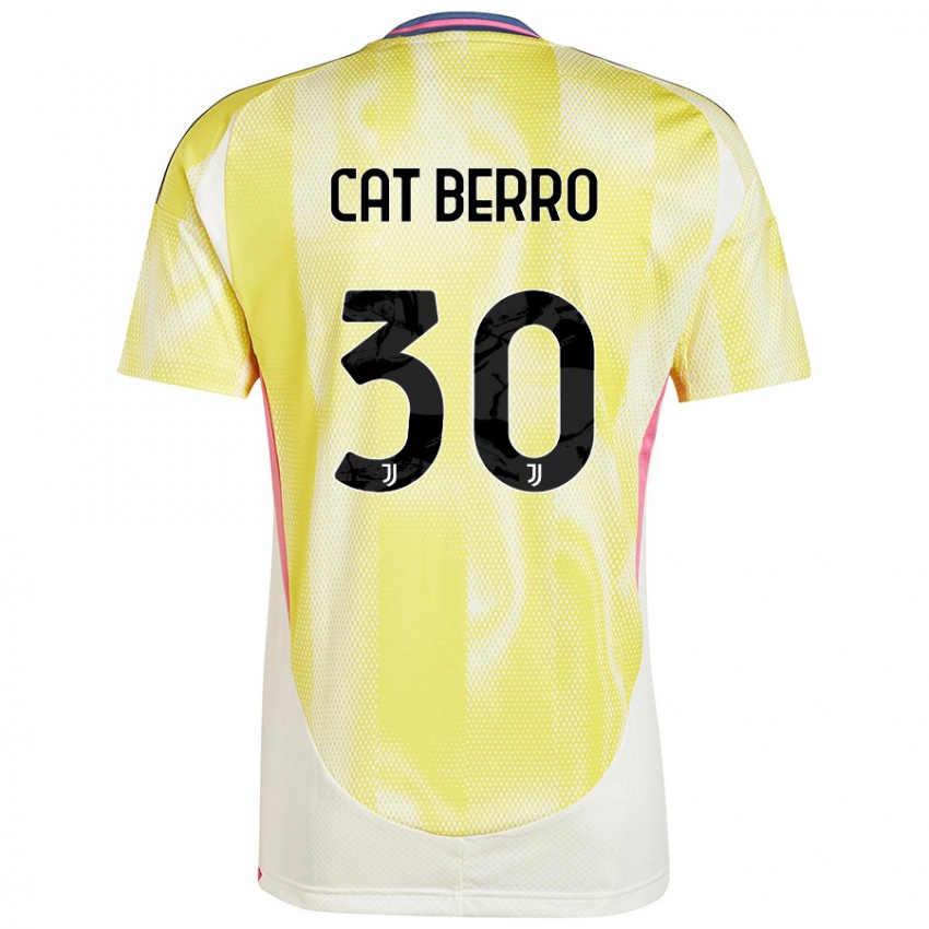 Kinder Simone Cat Berro #30 Solargelb Auswärtstrikot Trikot 2024/25 T-Shirt Österreich