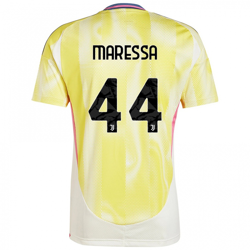 Kinder Tommaso Maressa #44 Solargelb Auswärtstrikot Trikot 2024/25 T-Shirt Österreich