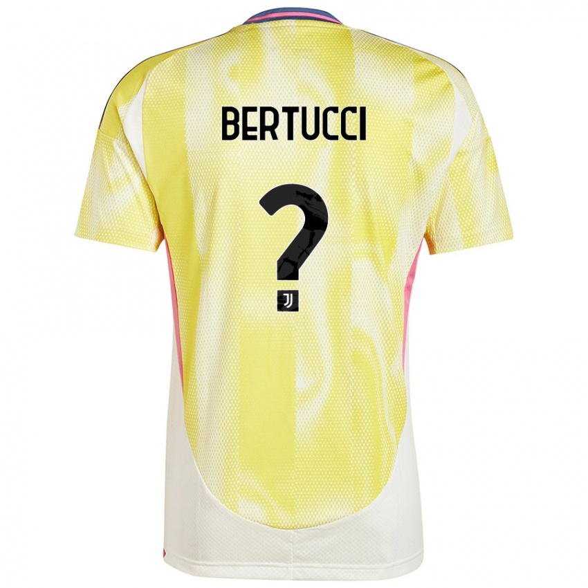 Kinder Sofia Bertucci #0 Solargelb Auswärtstrikot Trikot 2024/25 T-Shirt Österreich