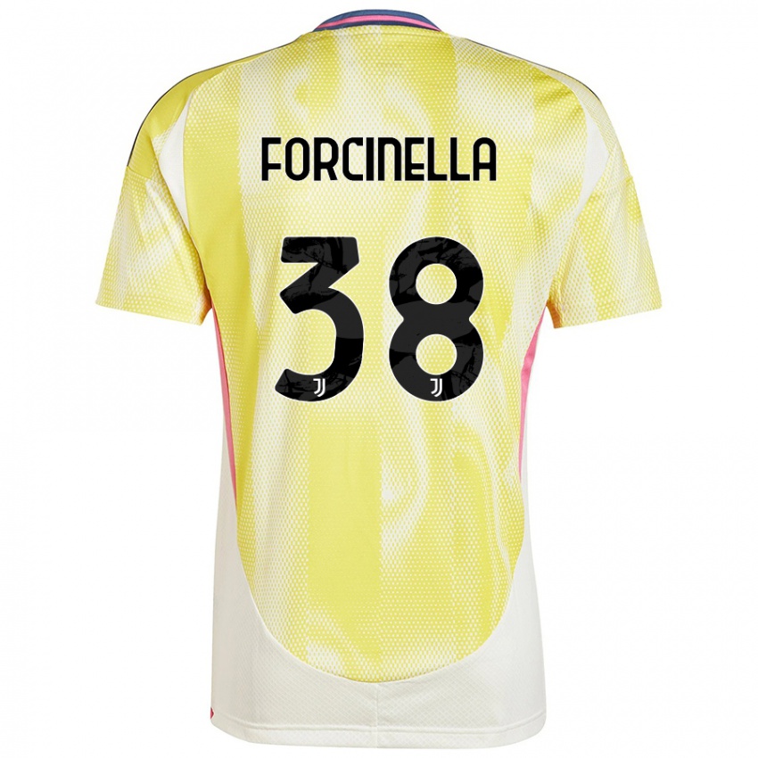 Kinder Camilla Forcinella #38 Solargelb Auswärtstrikot Trikot 2024/25 T-Shirt Österreich