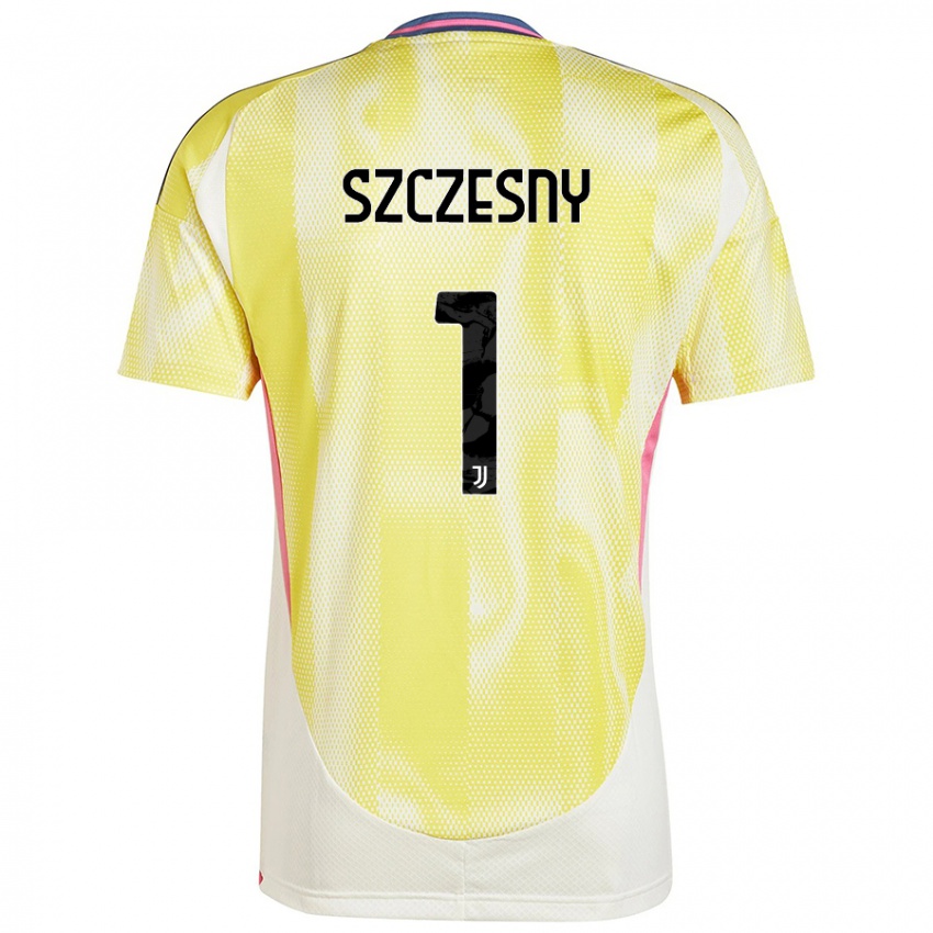 Kinder Wojciech Szczesny #1 Solargelb Auswärtstrikot Trikot 2024/25 T-Shirt Österreich