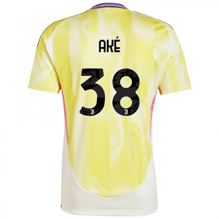 Kinder Marley Ake #38 Solargelb Auswärtstrikot Trikot 2024/25 T-Shirt Österreich