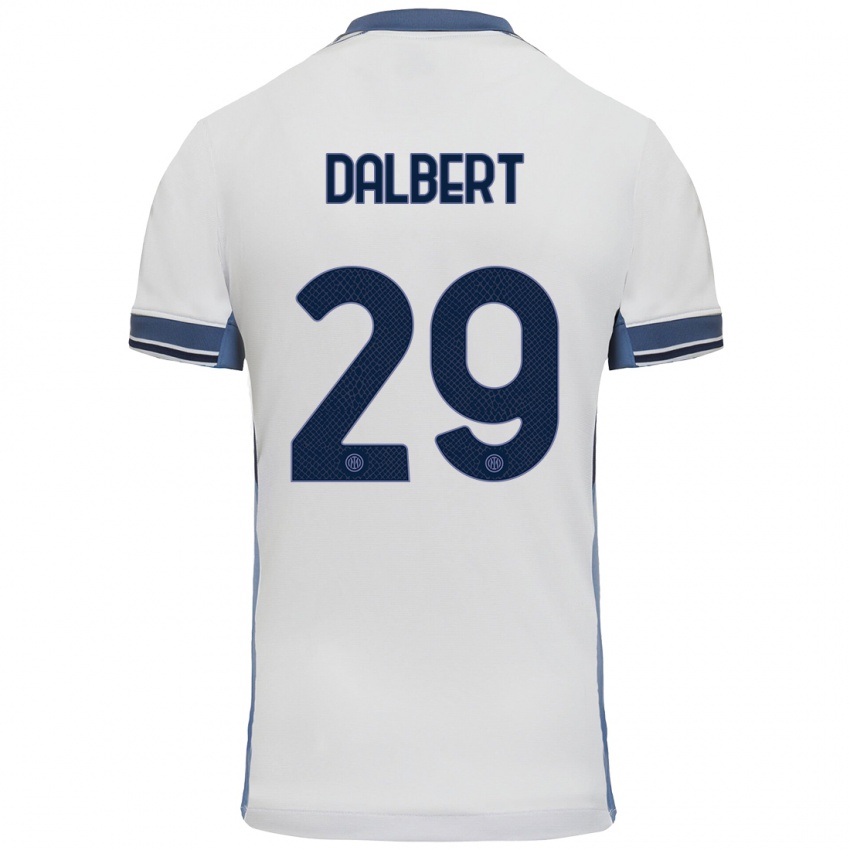 Kinder Dalbert #29 Weißgrau Auswärtstrikot Trikot 2024/25 T-Shirt Österreich