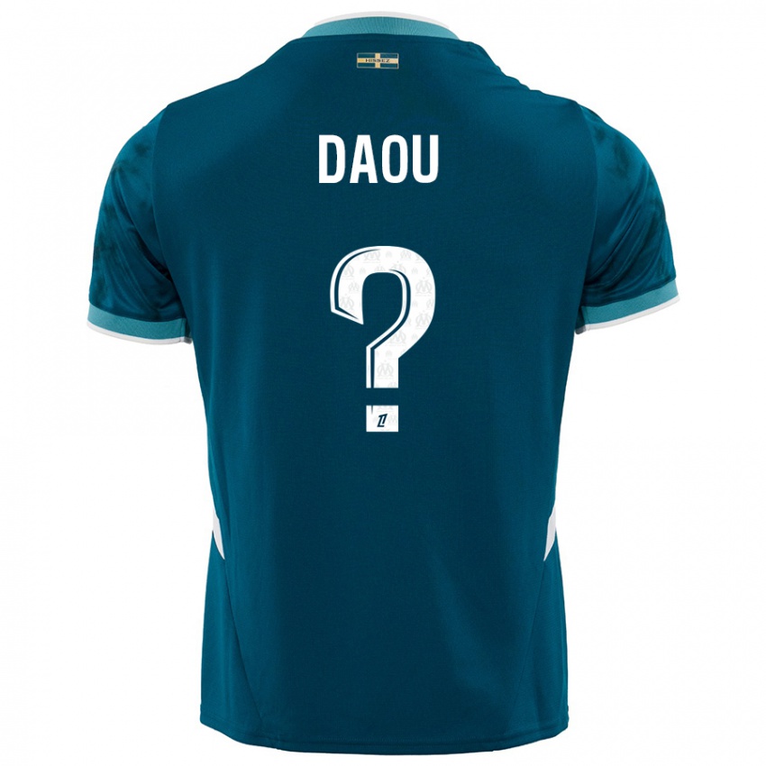 Kinder Raimane Daou #0 Türkisblau Auswärtstrikot Trikot 2024/25 T-Shirt Österreich