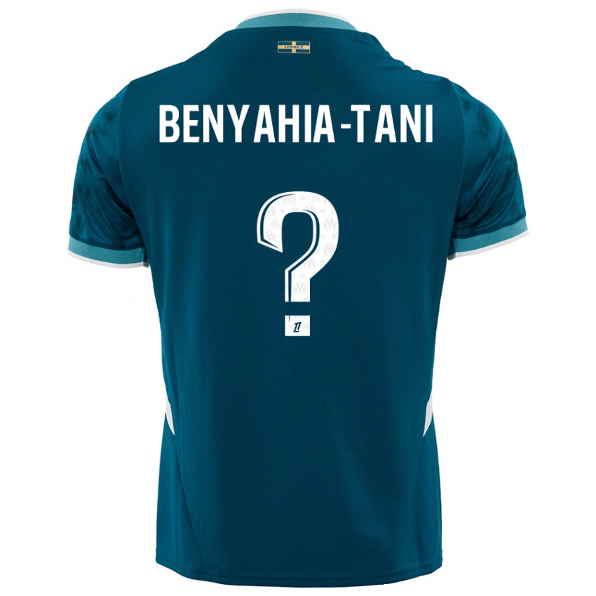 Kinder Aylan Benyahia-Tani #0 Türkisblau Auswärtstrikot Trikot 2024/25 T-Shirt Österreich