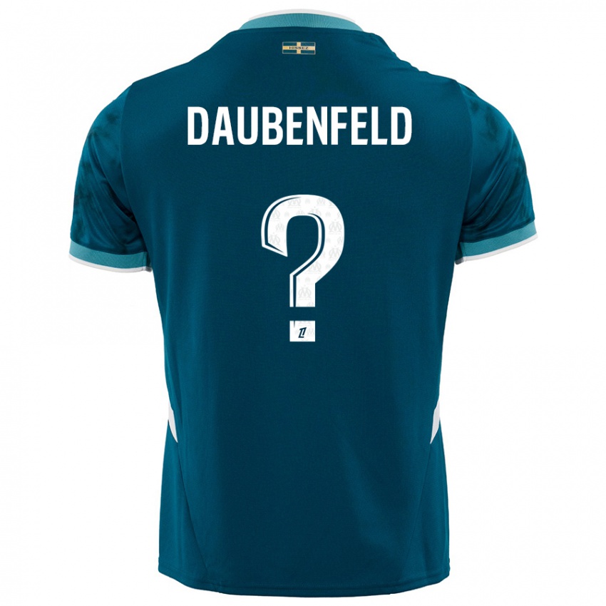 Kinder Lucas Daubenfeld #0 Türkisblau Auswärtstrikot Trikot 2024/25 T-Shirt Österreich