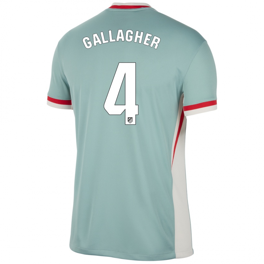 Kinder Conor Gallagher #4 Hellbeige Blau Auswärtstrikot Trikot 2024/25 T-Shirt Österreich