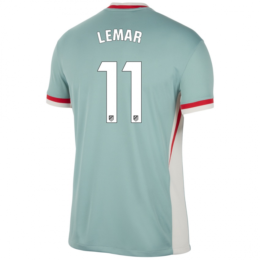 Kinder Thomas Lemar #11 Hellbeige Blau Auswärtstrikot Trikot 2024/25 T-Shirt Österreich