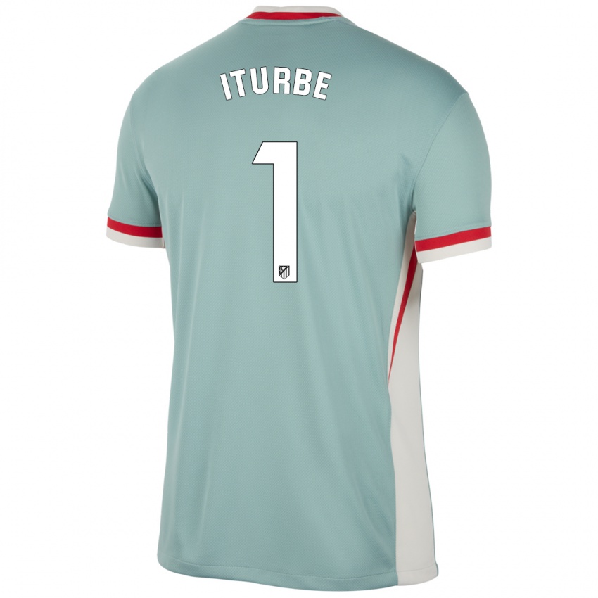 Kinder Alejandro Iturbe #1 Hellbeige Blau Auswärtstrikot Trikot 2024/25 T-Shirt Österreich