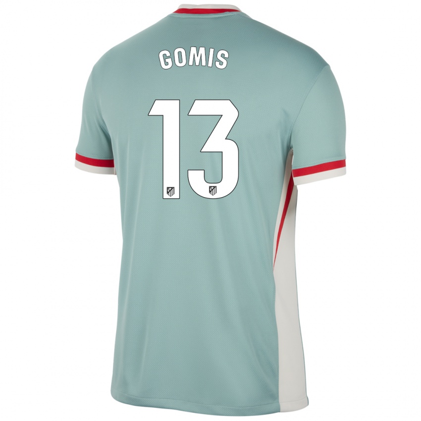 Kinder Antonio Gomis #13 Hellbeige Blau Auswärtstrikot Trikot 2024/25 T-Shirt Österreich