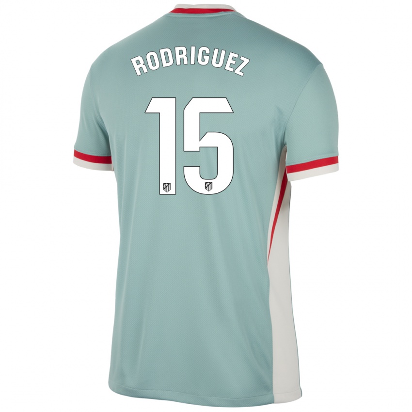 Kinder Cinta Rodríguez #15 Hellbeige Blau Auswärtstrikot Trikot 2024/25 T-Shirt Österreich