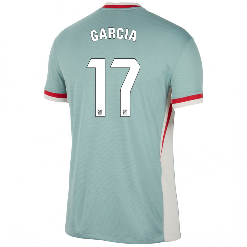 Kinder Gaby García #17 Hellbeige Blau Auswärtstrikot Trikot 2024/25 T-Shirt Österreich