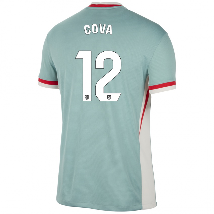 Kinder Adrian Cova #12 Hellbeige Blau Auswärtstrikot Trikot 2024/25 T-Shirt Österreich