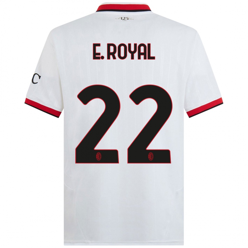 Kinder Emerson Royal #22 Weiß Schwarz Rot Auswärtstrikot Trikot 2024/25 T-Shirt Österreich