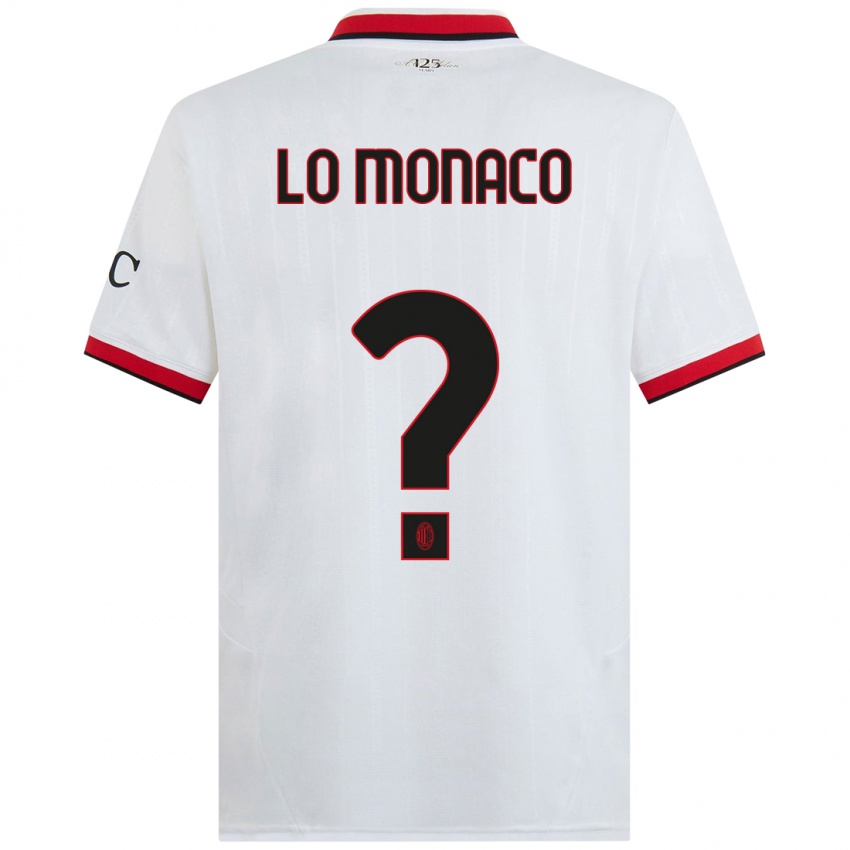 Kinder Kevin Lo Monaco #0 Weiß Schwarz Rot Auswärtstrikot Trikot 2024/25 T-Shirt Österreich