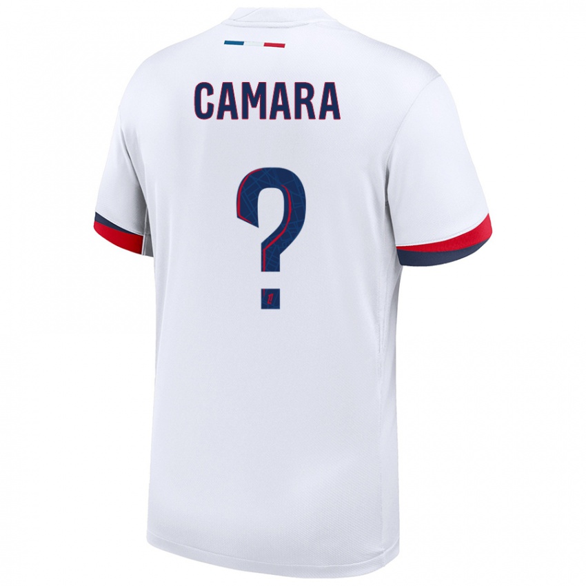 Kinder Oumar Camara #0 Weiß Blau Rot Auswärtstrikot Trikot 2024/25 T-Shirt Österreich