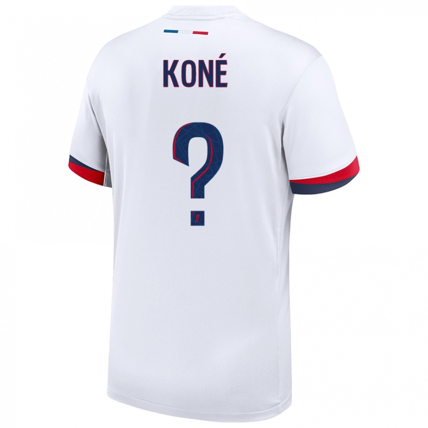 Kinder Zanga Koné #0 Weiß Blau Rot Auswärtstrikot Trikot 2024/25 T-Shirt Österreich