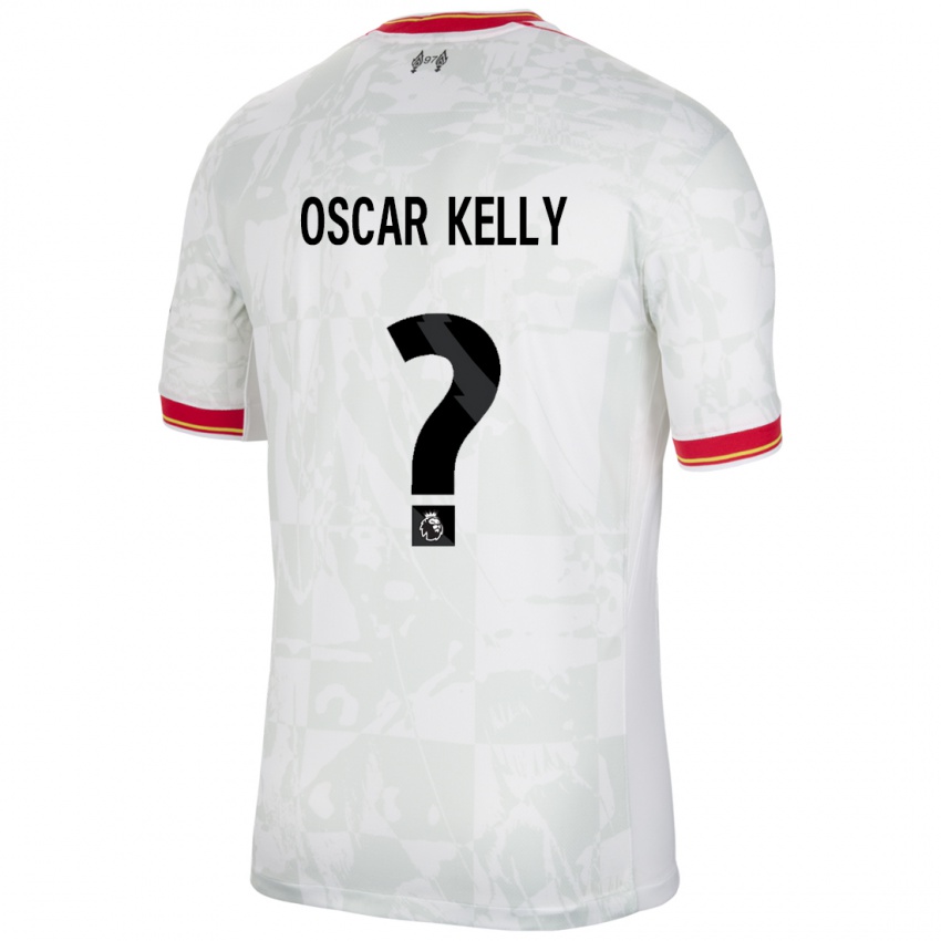 Kinder Oscar Kelly #0 Weiß Rot Schwarz Ausweichtrikot Trikot 2024/25 T-Shirt Österreich