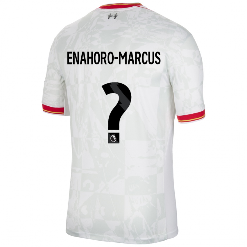 Kinder Louis Enahoro-Marcus #0 Weiß Rot Schwarz Ausweichtrikot Trikot 2024/25 T-Shirt Österreich