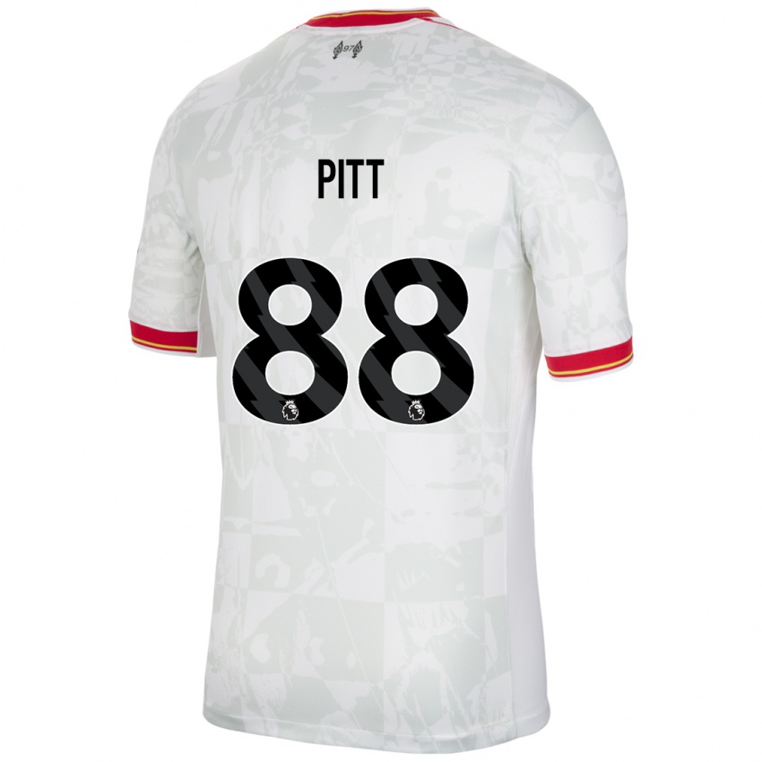 Kinder Lucas Pitt #88 Weiß Rot Schwarz Ausweichtrikot Trikot 2024/25 T-Shirt Österreich