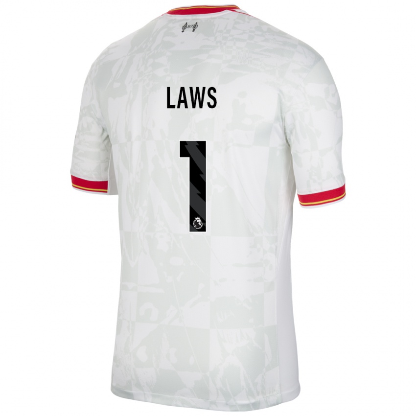 Kinder Rachael Laws #1 Weiß Rot Schwarz Ausweichtrikot Trikot 2024/25 T-Shirt Österreich