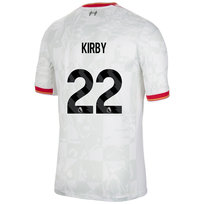 Kinder Faye Kirby #22 Weiß Rot Schwarz Ausweichtrikot Trikot 2024/25 T-Shirt Österreich