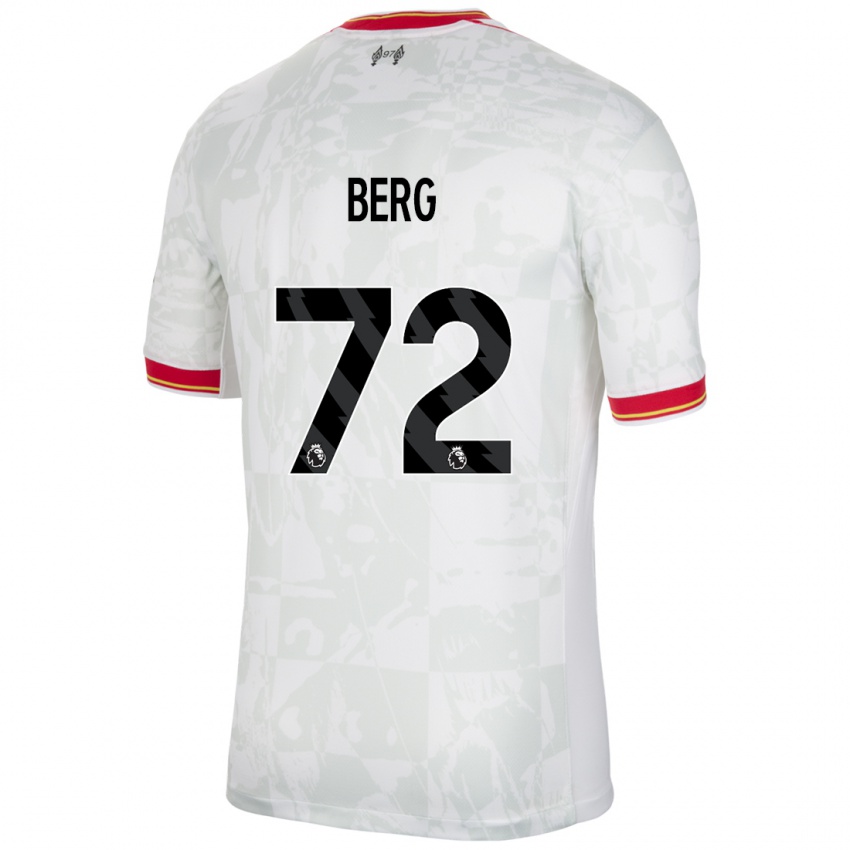 Kinder Sepp Van Den Berg #72 Weiß Rot Schwarz Ausweichtrikot Trikot 2024/25 T-Shirt Österreich