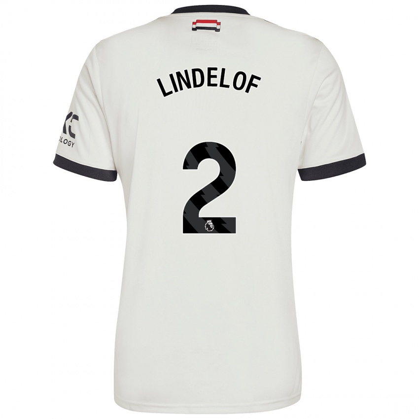 Kinder Victor Lindelof #2 Cremeweiß Ausweichtrikot Trikot 2024/25 T-Shirt Österreich