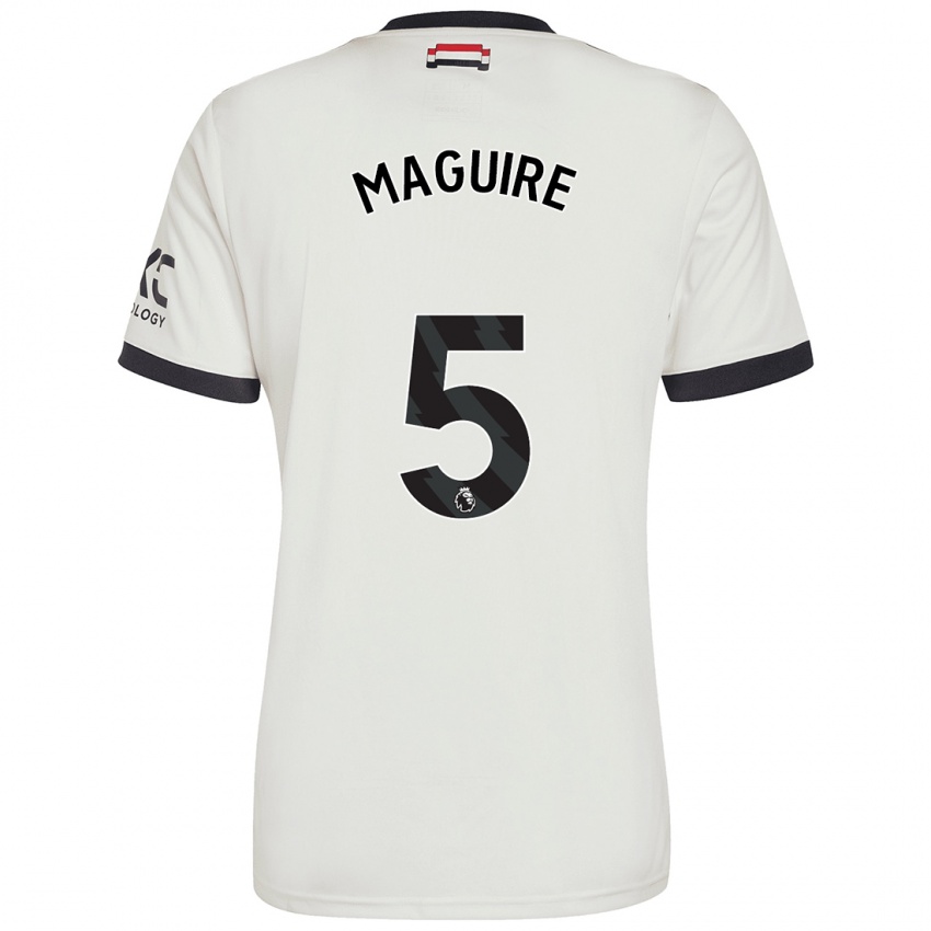 Kinder Harry Maguire #5 Cremeweiß Ausweichtrikot Trikot 2024/25 T-Shirt Österreich